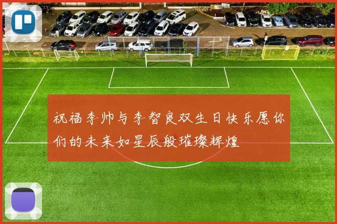 祝福李帅与李智良双生日快乐愿你们的未来如星辰般璀璨辉煌